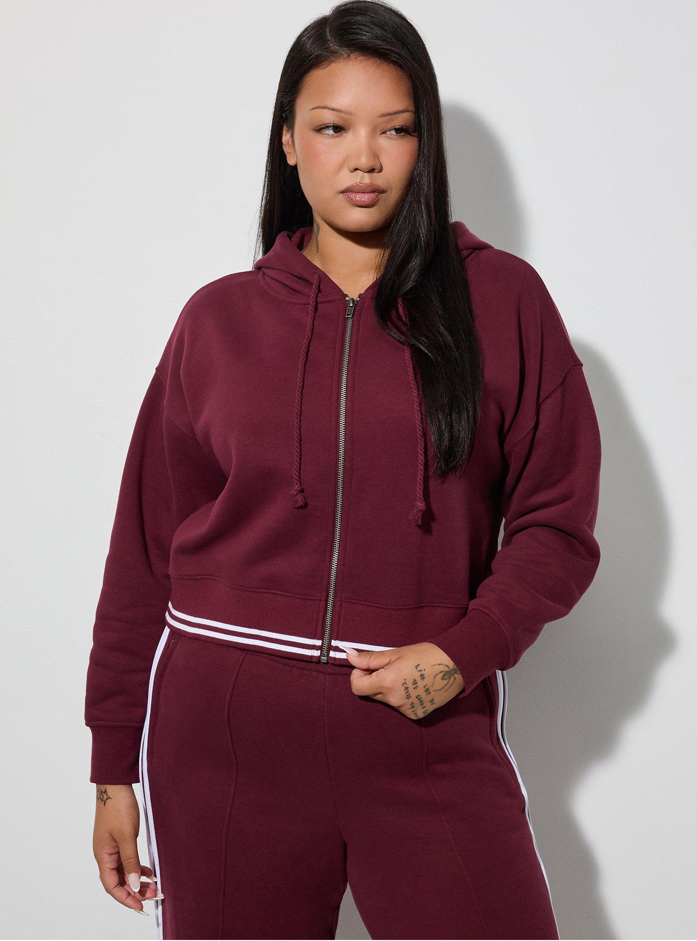 LoveSick Zip-Up Hoodie, MAROON BANNER, hi-res