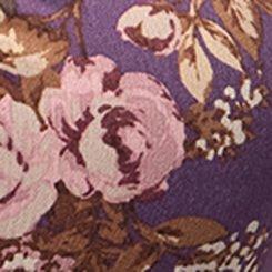Festi Puff Sleeve Tiered Maxi Dress, PAULA ROSES FLORAL PURPLE, swatch