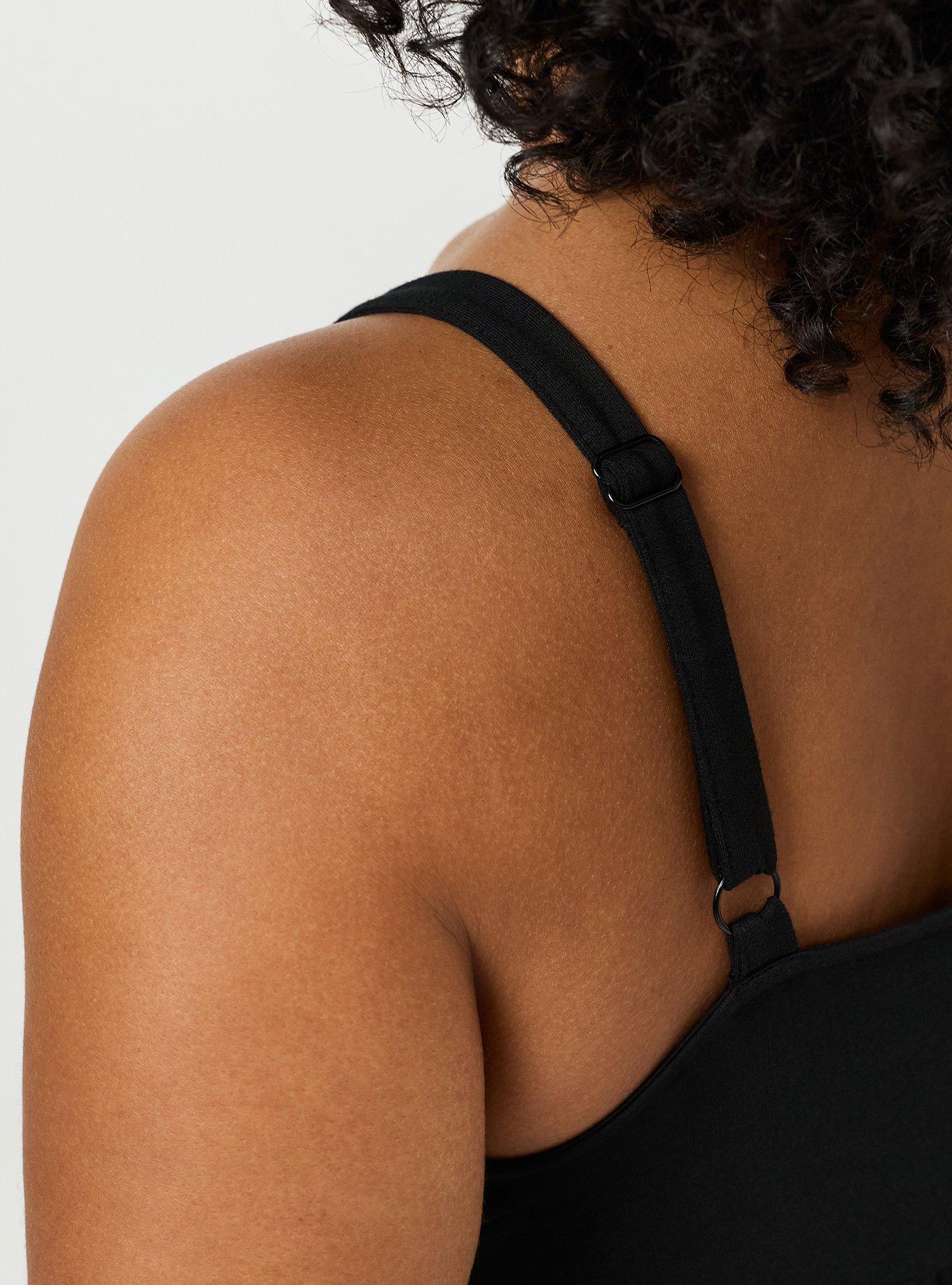 Lightweight French Terry Sleep Cami, DEEP BLACK, alternate