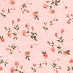 Vintage Slub Crew Double Ruffle Sleeve Tee, ALISON DITSY FLORAL PINK, swatch