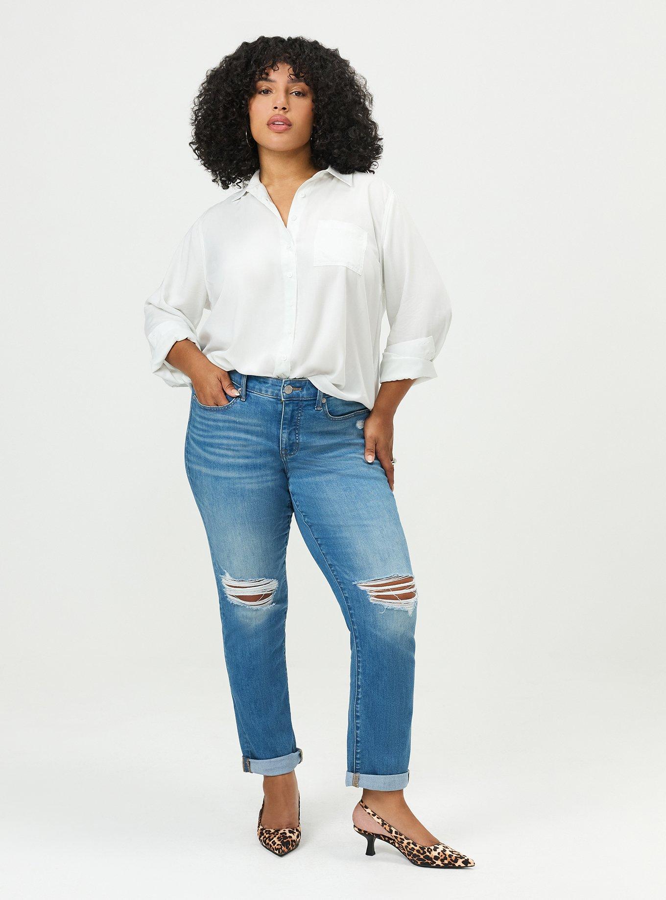 Perfect Boyfriend Mid-Rise Jean, BLUE 24, hi-res