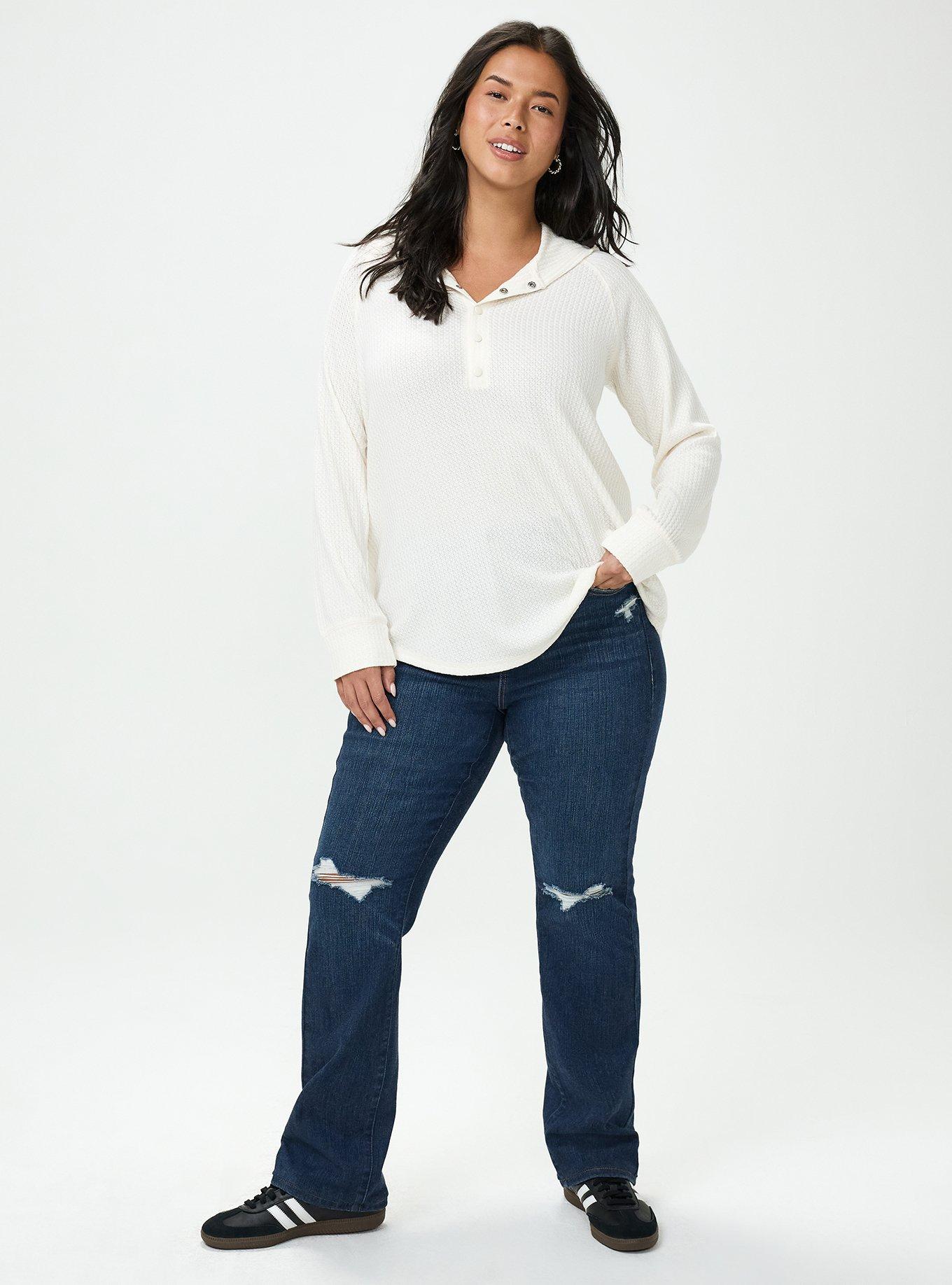 Waffle Varsity Snap Front Hoodie, WHISPER WHITE, alternate