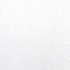 Pointelle Scoop Henley Tee, BRIGHT WHITE, swatch