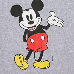 Plus Size Disney Mickey Mouse Classic Cotton Notch Neck Tank, HEATHER GREY, swatch