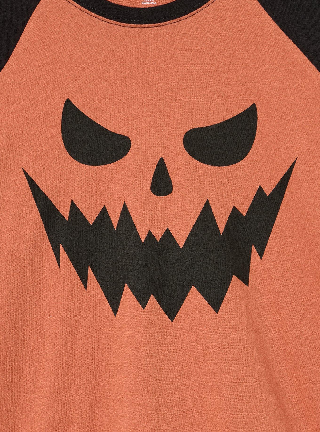 Heritage Jersey Raglan Crew Tee, PUMPKIN FACE ARAGON, alternate
