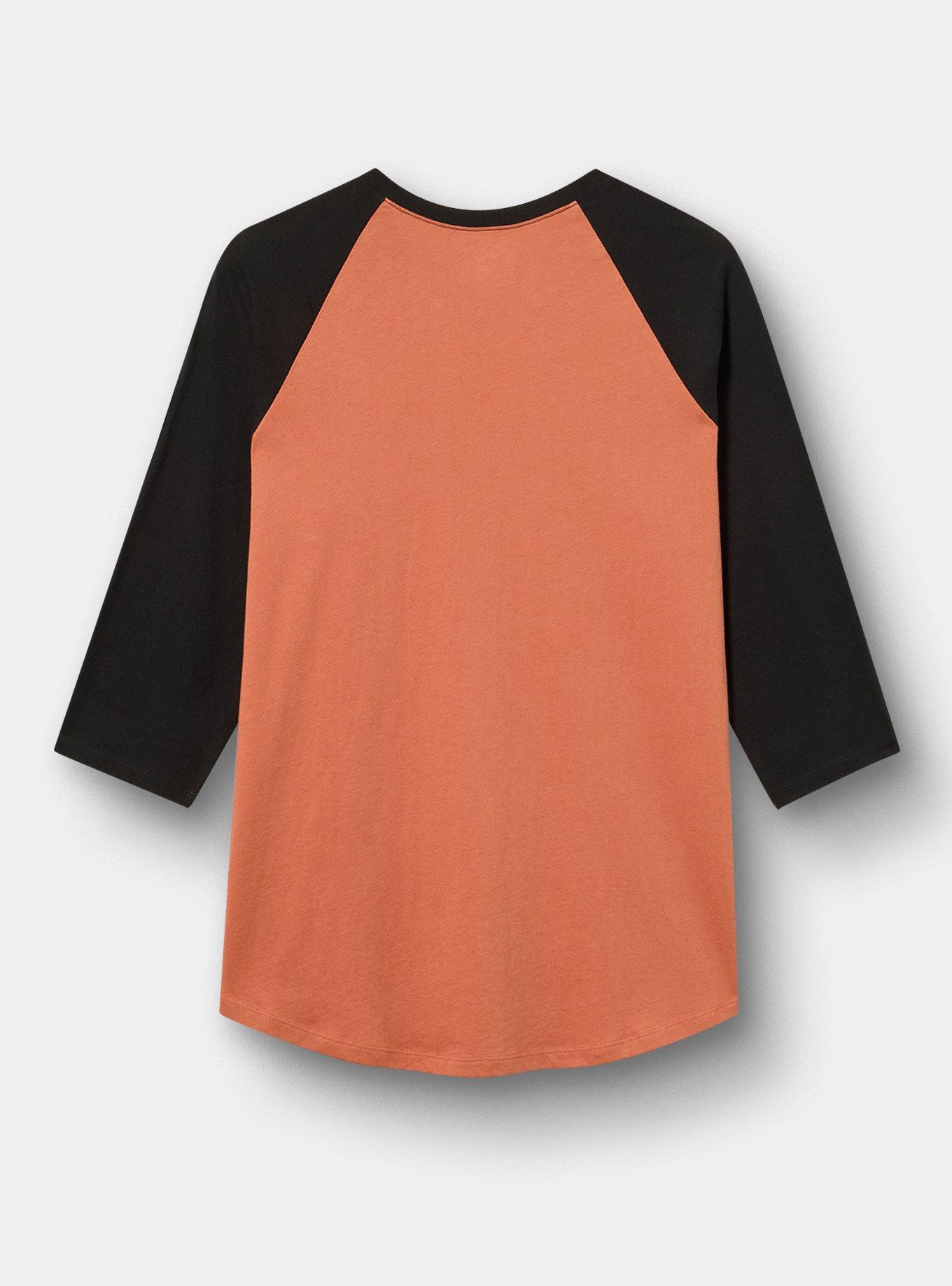 Plus Size - Heritage Jersey Raglan Crew Tee - Torrid