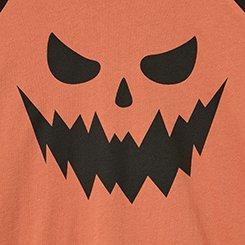Heritage Jersey Raglan Crew Tee, PUMPKIN FACE ARAGON, swatch