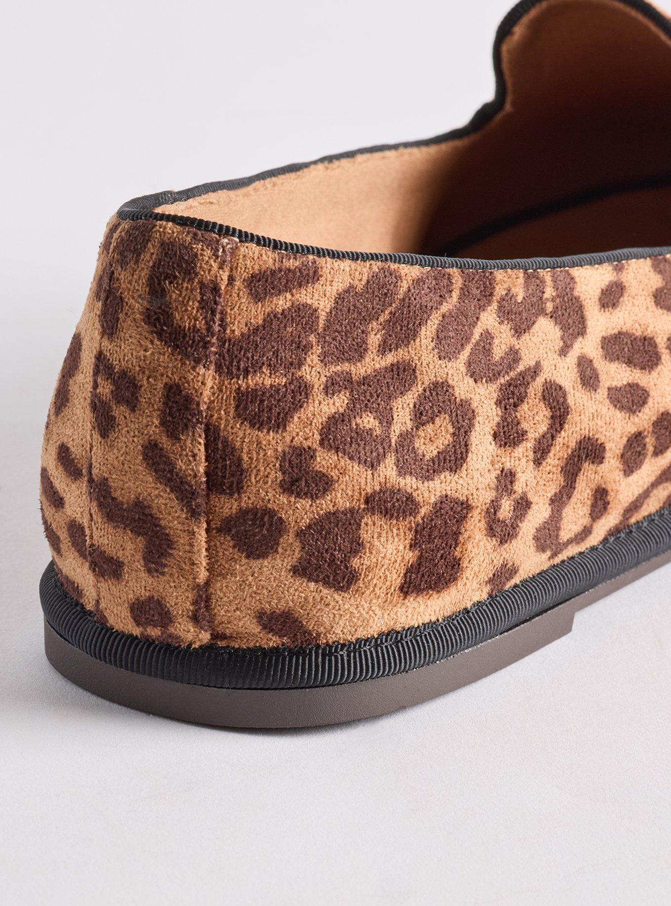 Plus Size Casual Loafer (WW), LEOPARD, alternate