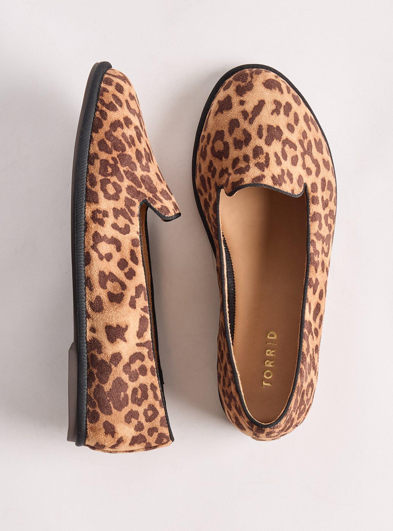 Plus Size Casual Loafer (WW), LEOPARD, hi-res