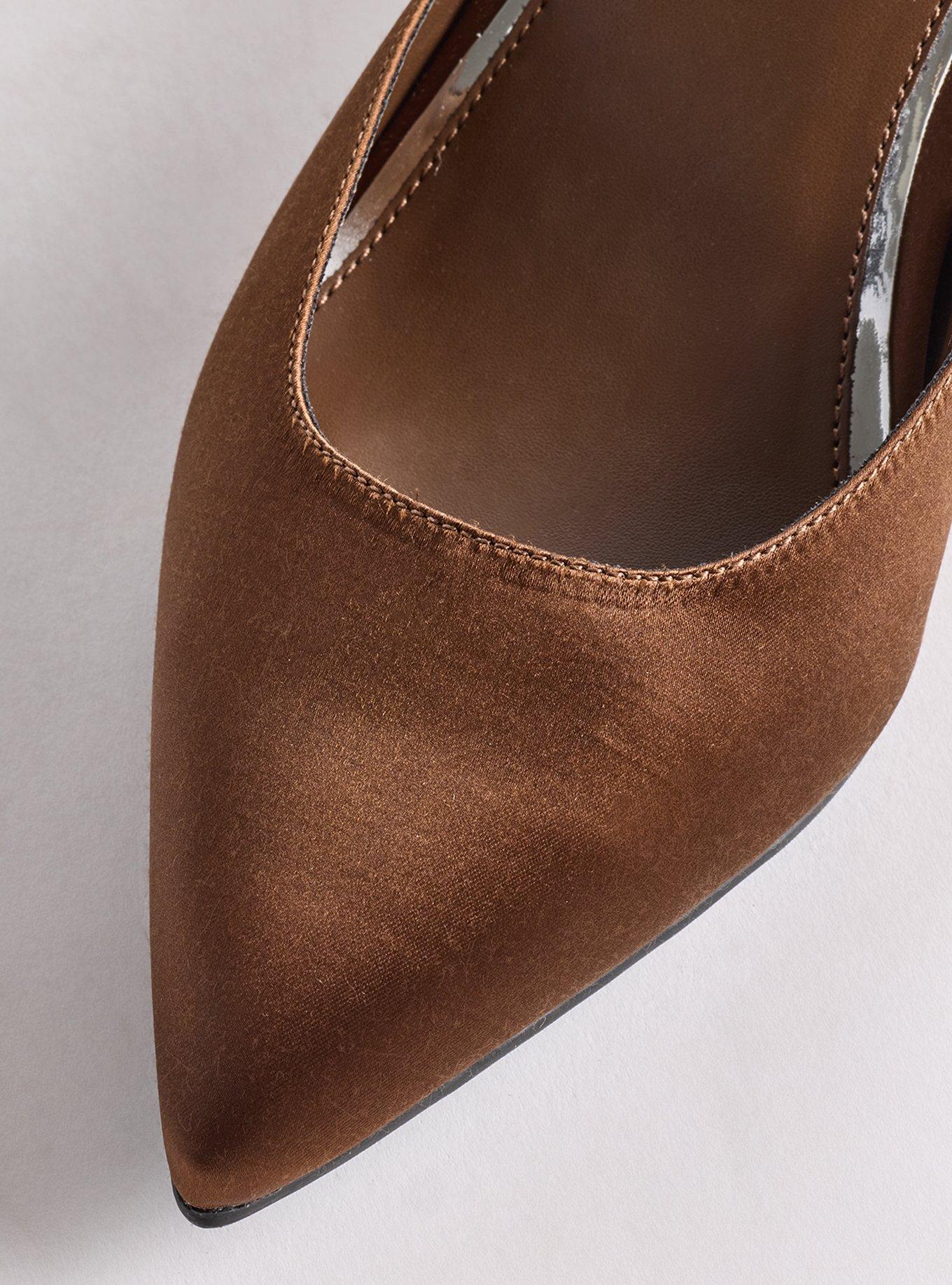Pointed Toe Mule (WW), DARK BROWN, alternate
