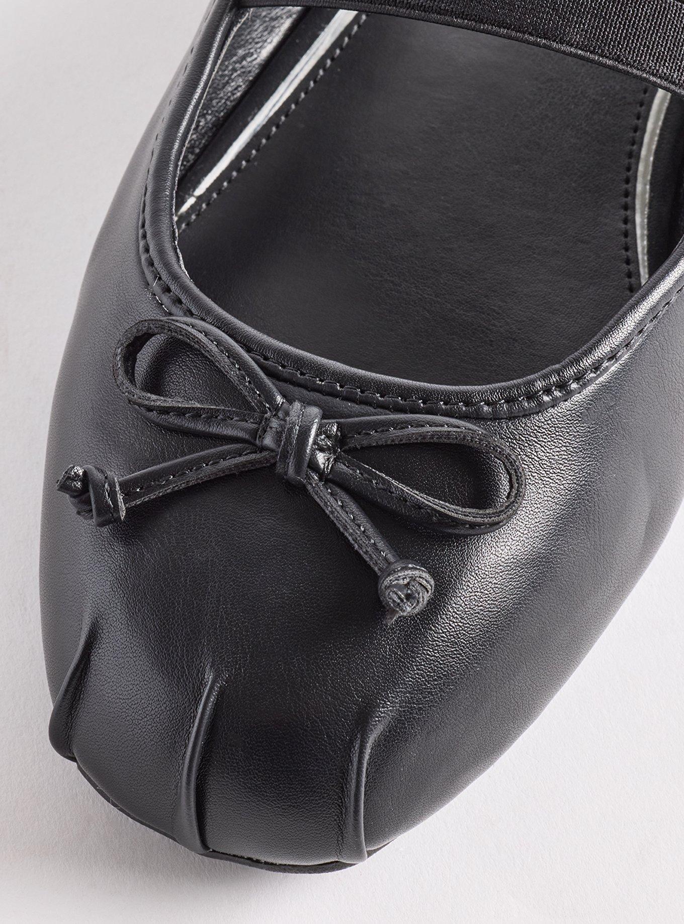 Plus Size Mary Jane Ballet Mule (WW), BLACK, alternate
