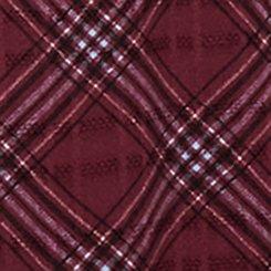 LoveSick Sweetheart Babydoll Mini Dress, CALLISTO PLAID BURGUNDY, swatch
