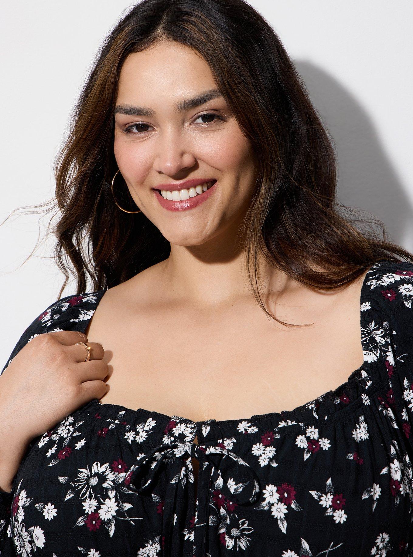 LoveSick Sweetheart Babydoll Mini Dress, NETTIE FLORAL BLACK, alternate