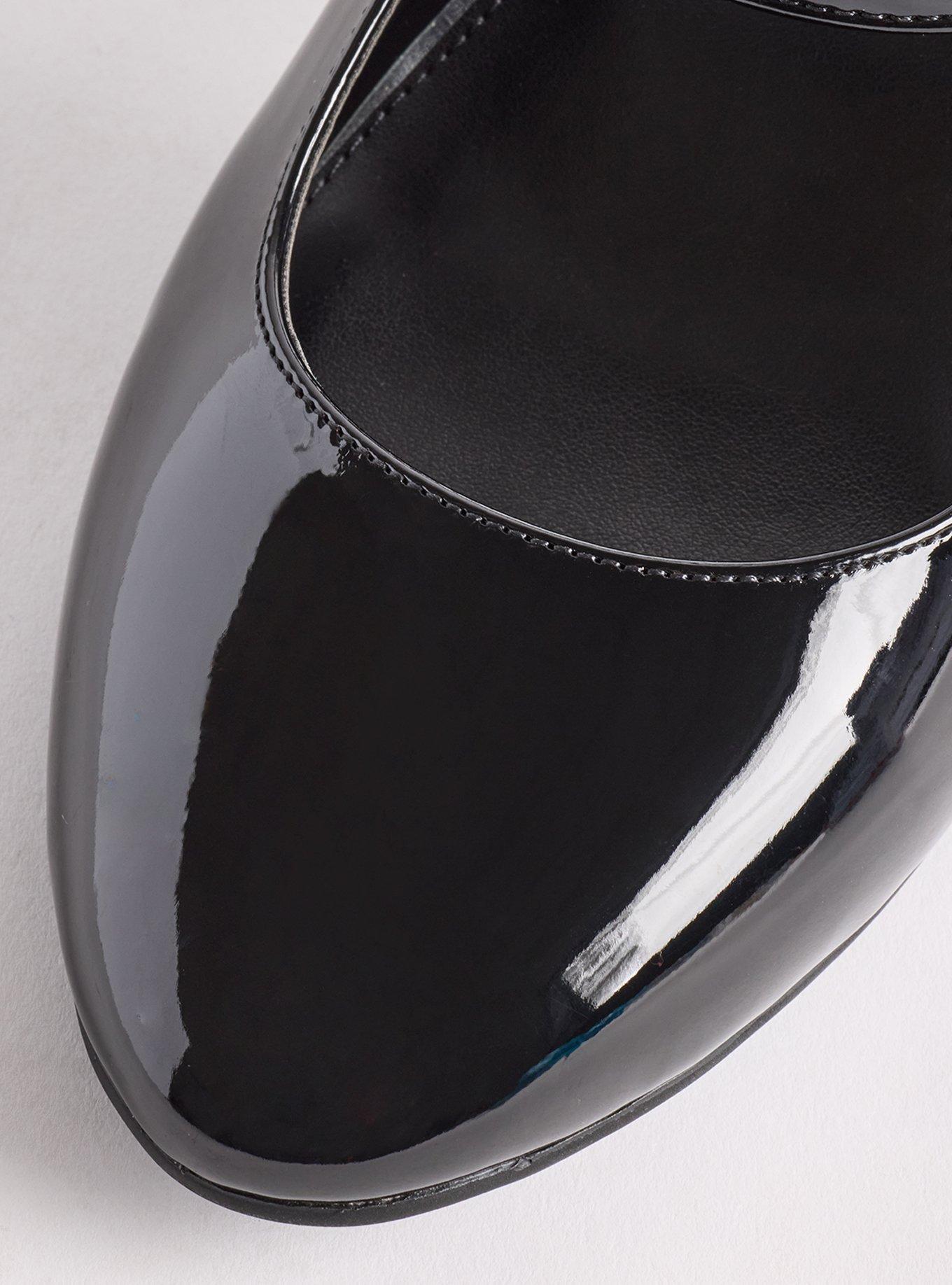 Slingback Block Heel (WW), BLACK, alternate