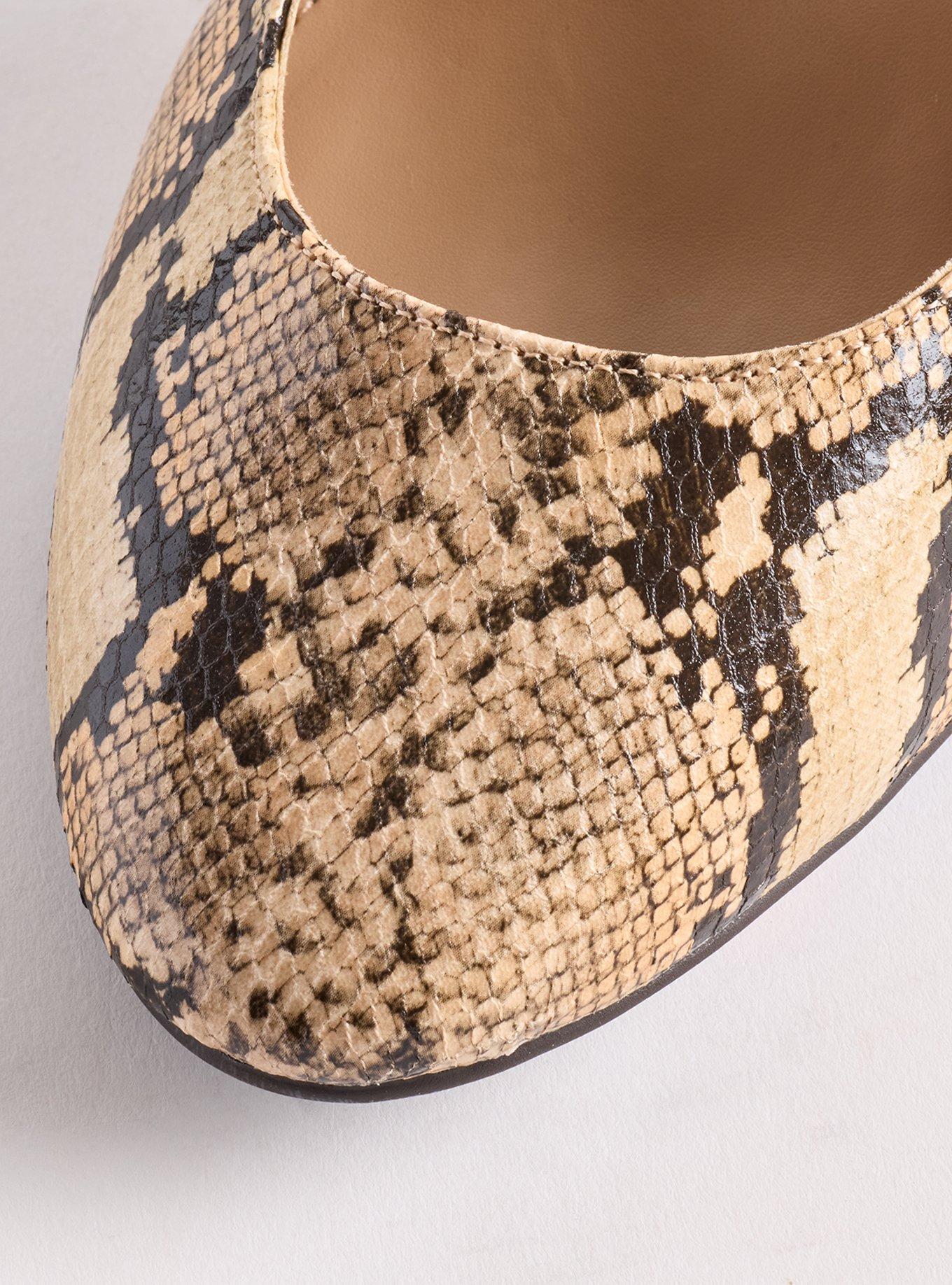 Slingback Block Heel (WW), SNAKE, alternate