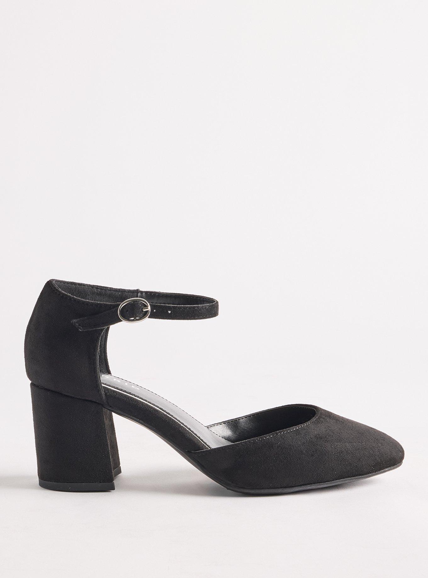 D'Orsay Mary Jane Block Heel (WW), BLACK, alternate