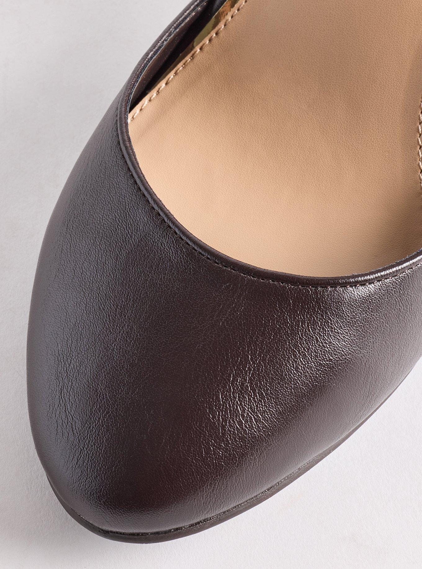 D'Orsay Mary Jane Block Heel (WW), DARK BROWN, alternate