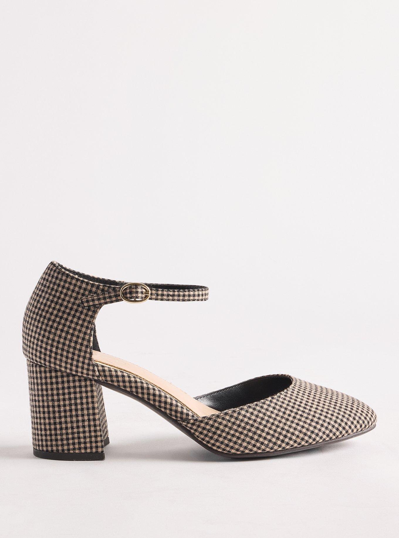 D'Orsay Mary Jane Block Heel (WW), HOUNDSTOOTH, alternate