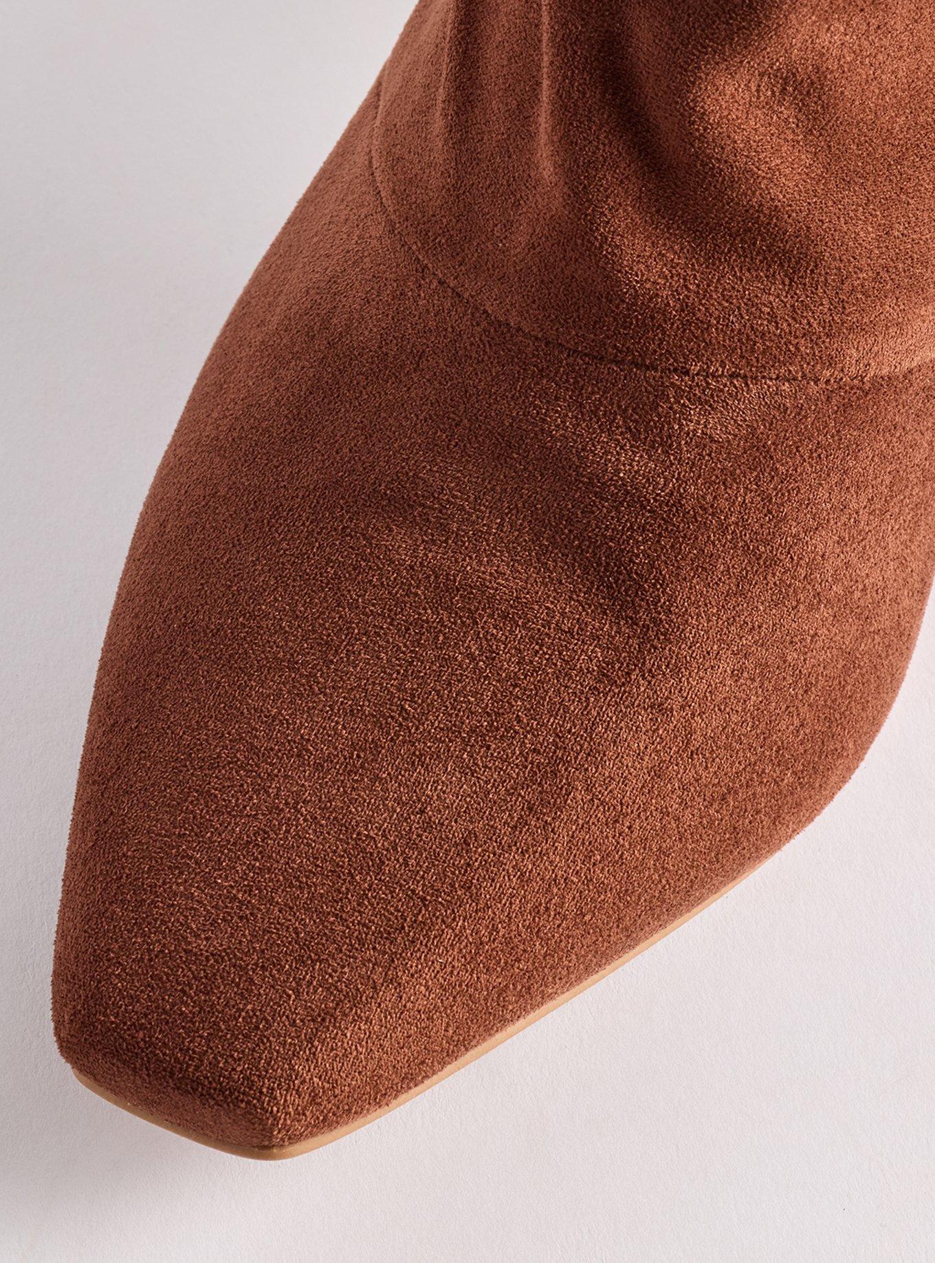 Slouch Kitten Heel Bootie (WW), COGNAC, alternate
