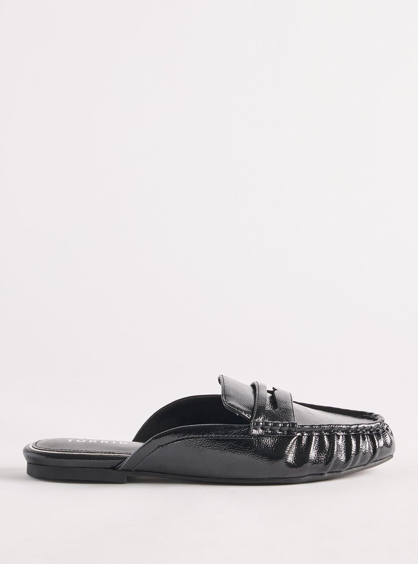 Plus Size Loafer Mule (WW), BLACK, alternate