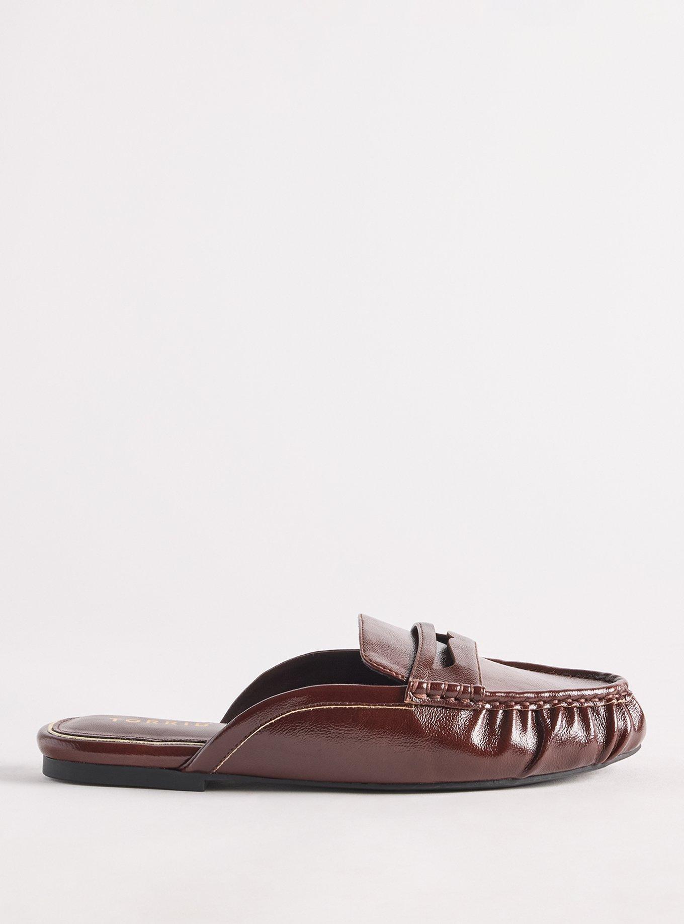 Plus Size Loafer Mule (WW), DARK BROWN, alternate