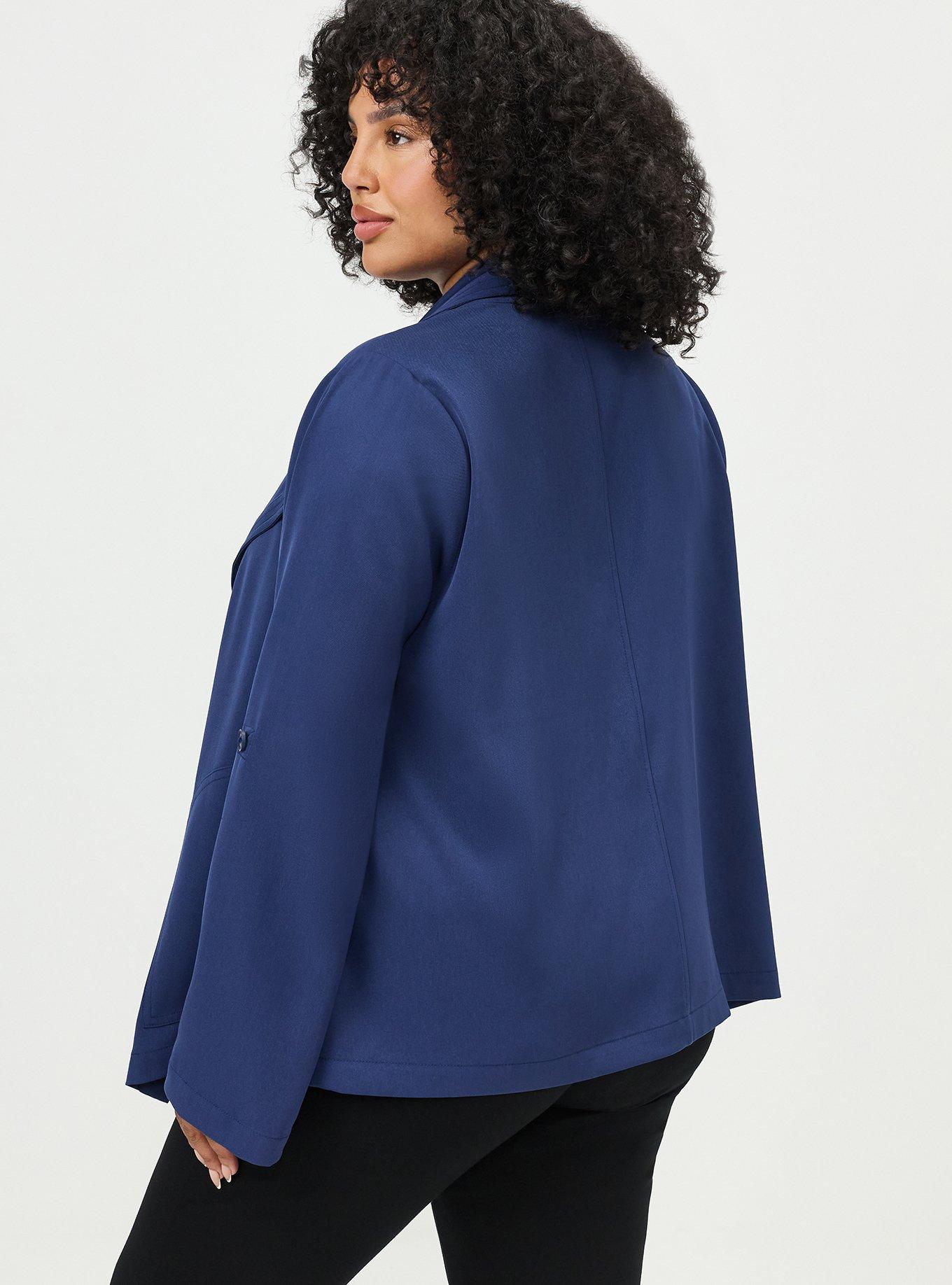 Lightweight Twill Shacket, MEDIEVAL BLUE, alternate
