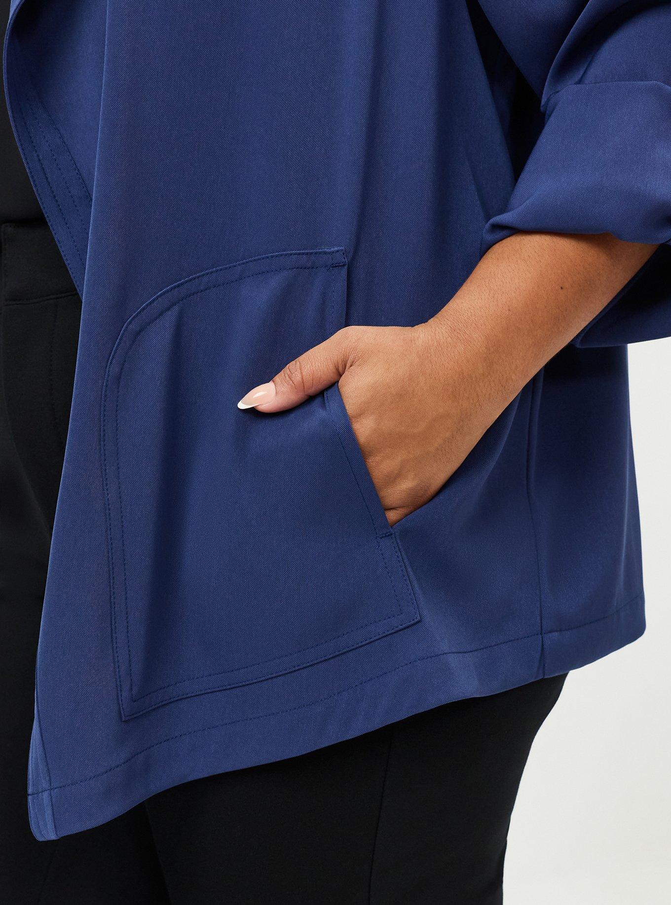 Lightweight Twill Shacket, MEDIEVAL BLUE, alternate