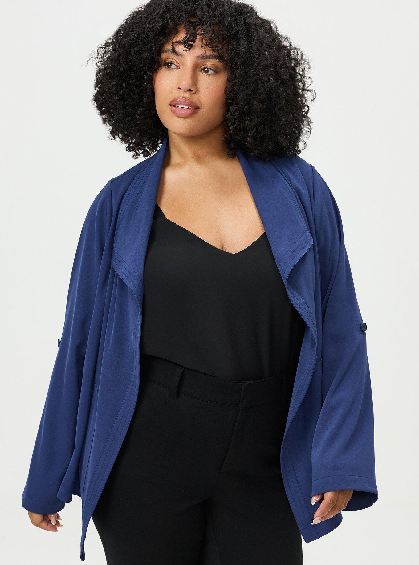 Lightweight Twill Shacket, MEDIEVAL BLUE, hi-res