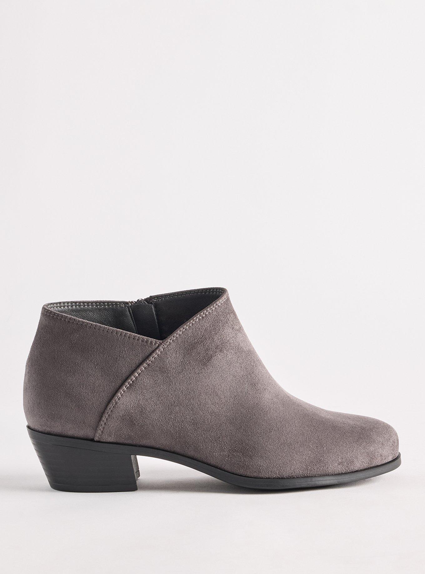 Plus Size Ankle Bootie (WW), GREY, alternate