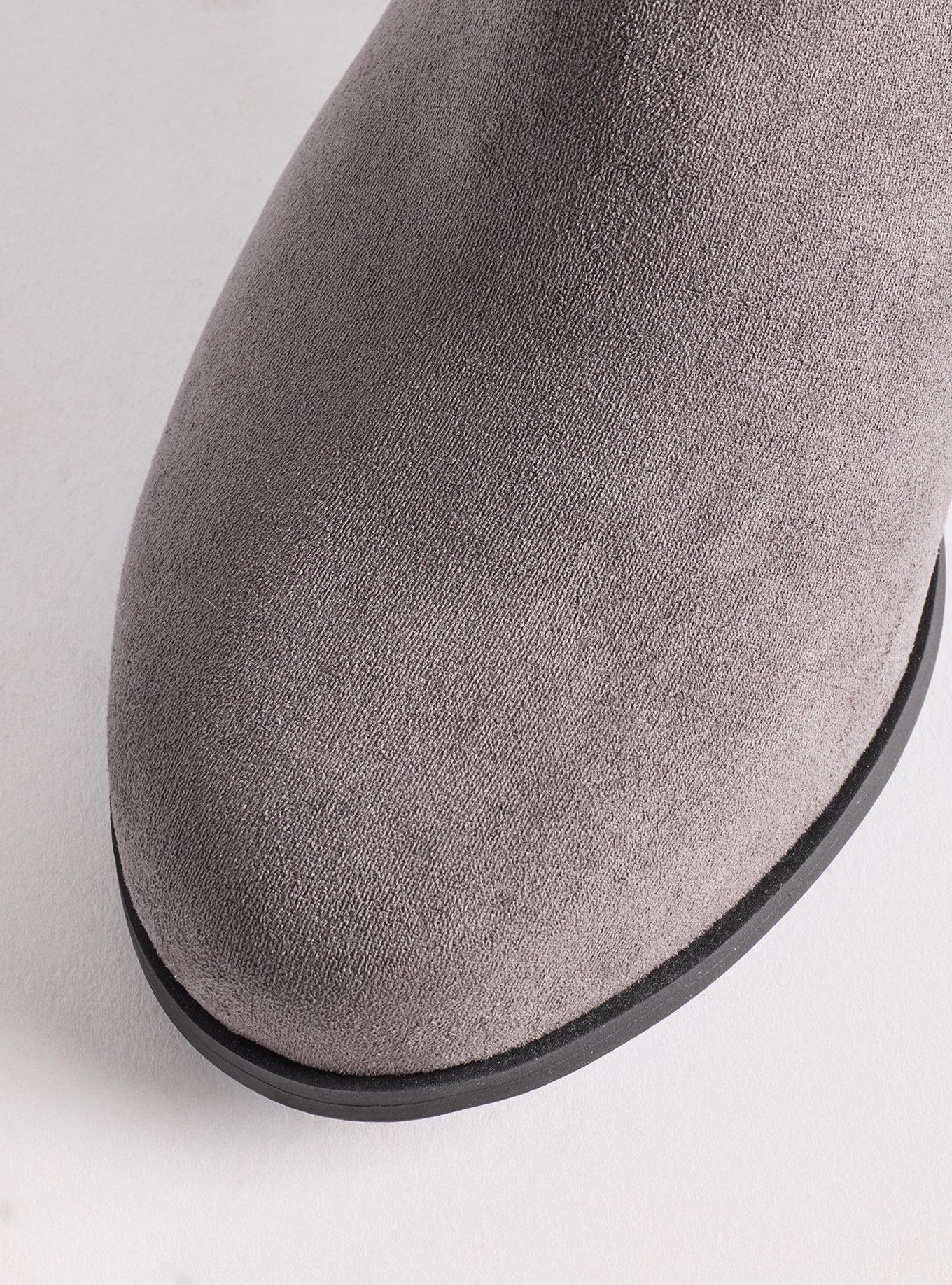 Plus Size Ankle Bootie (WW), GREY, alternate