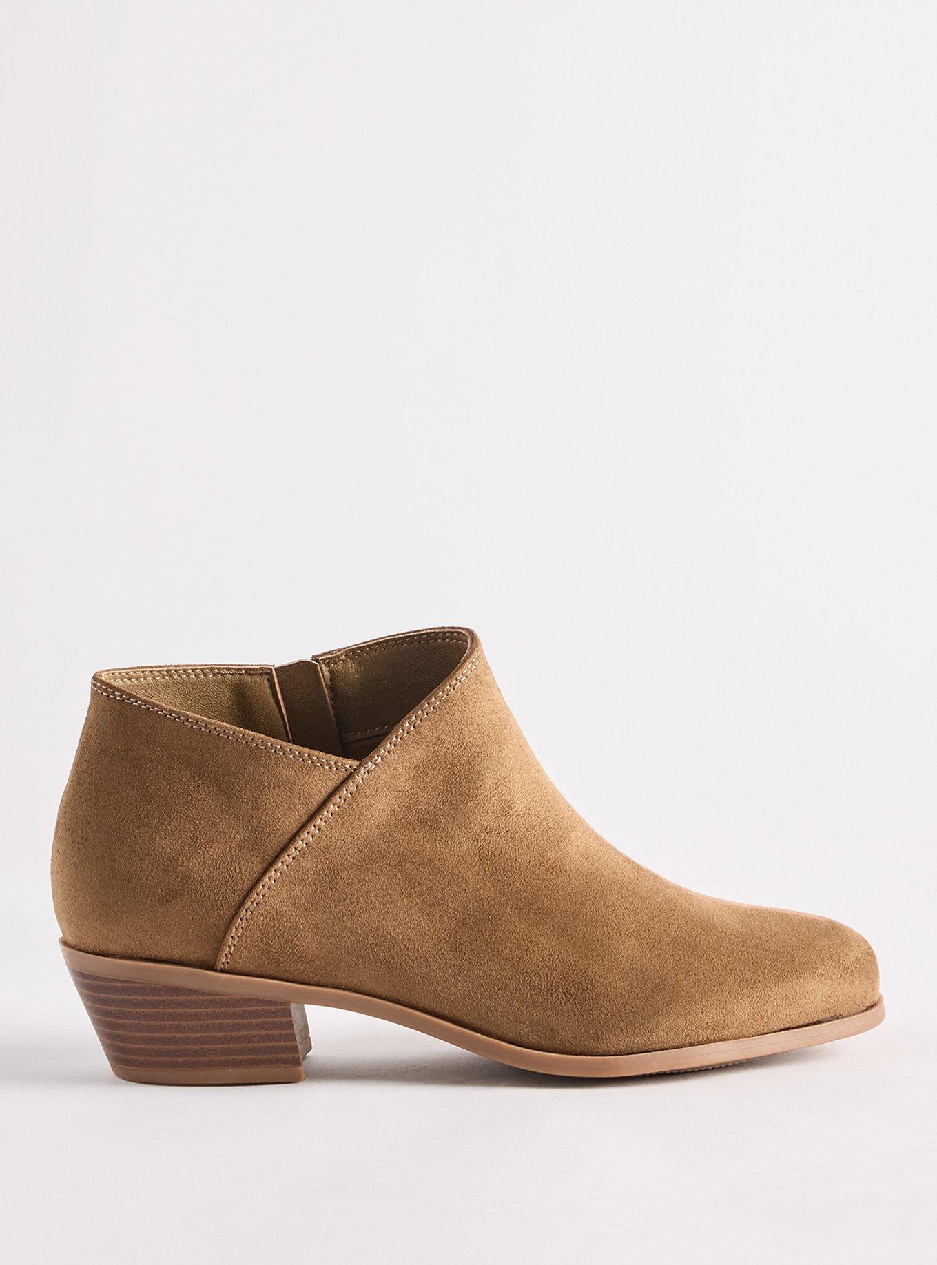 Plus Size Ankle Bootie (WW), TAN, alternate