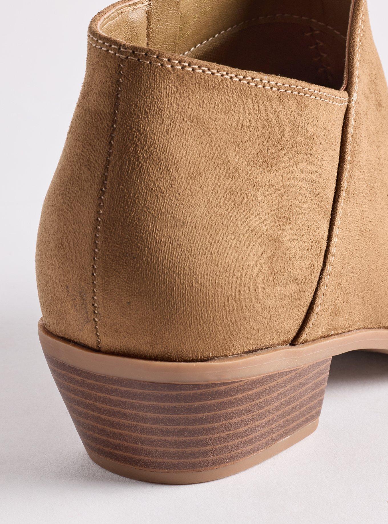 Plus Size Ankle Bootie (WW), TAN, alternate