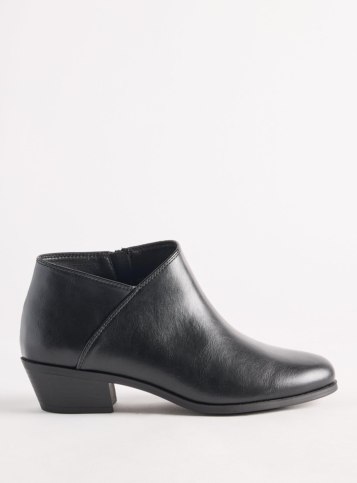 Plus Size Ankle Bootie (WW), BLACK, alternate