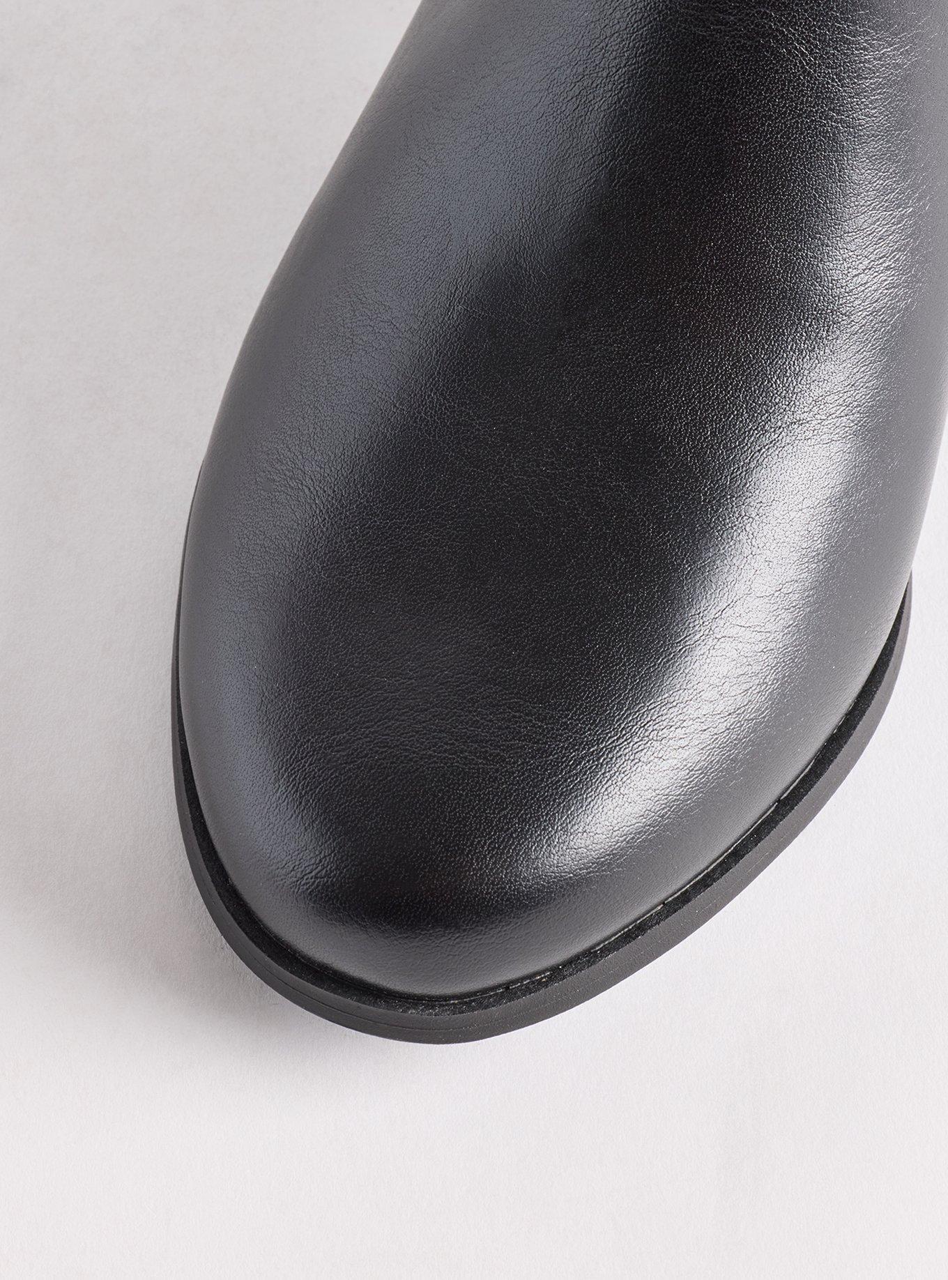 Plus Size Ankle Bootie (WW), BLACK, alternate