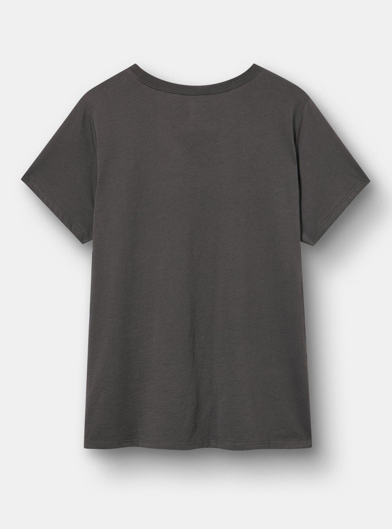 Plus Size Biggie Smalls Classic Cotton Crew Tee, VINTAGE BLACK, alternate