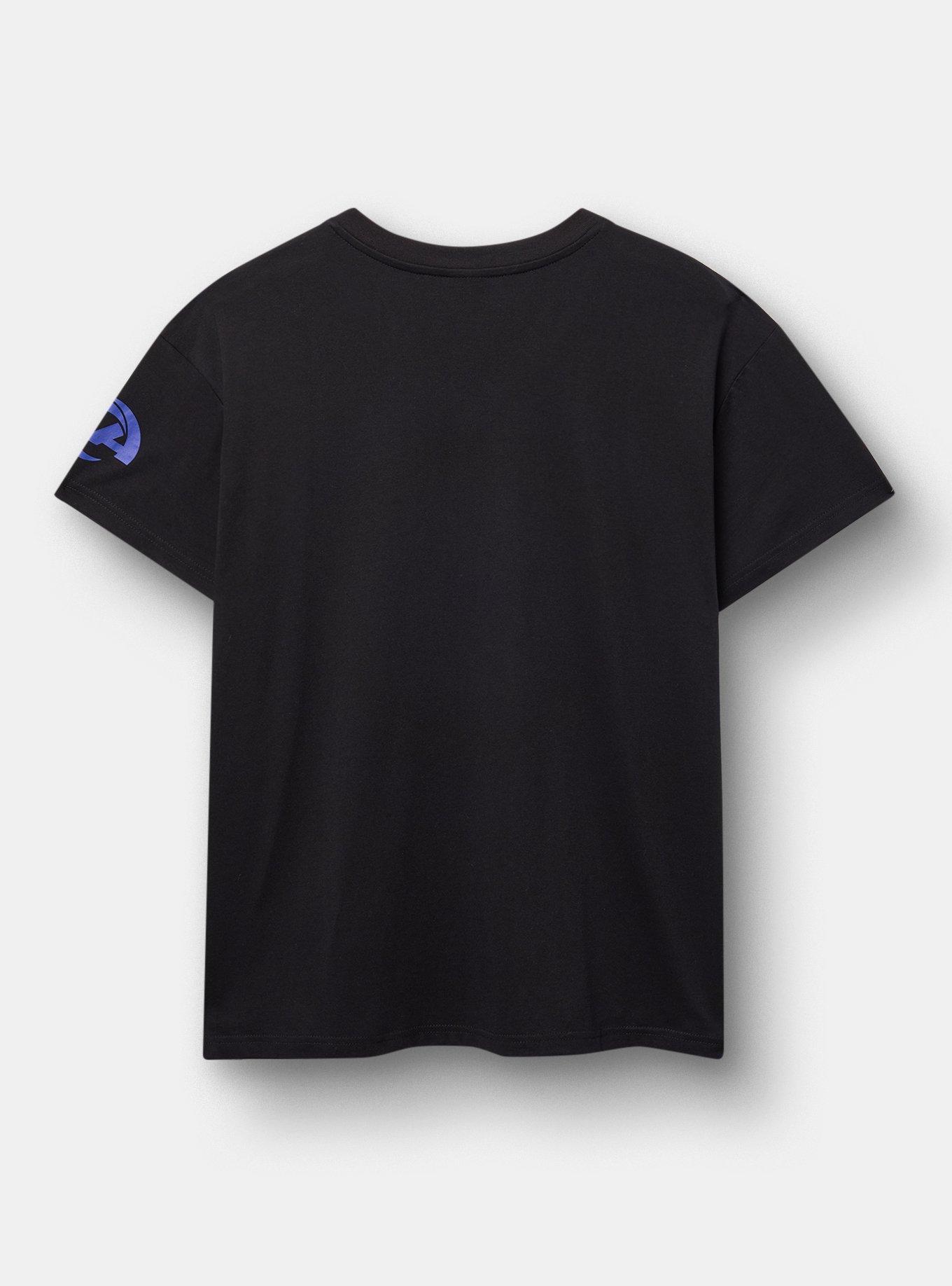 NFL Los Angeles Rams Relaxed Fit V-Neck Tee, DEEP BLACK, alternate