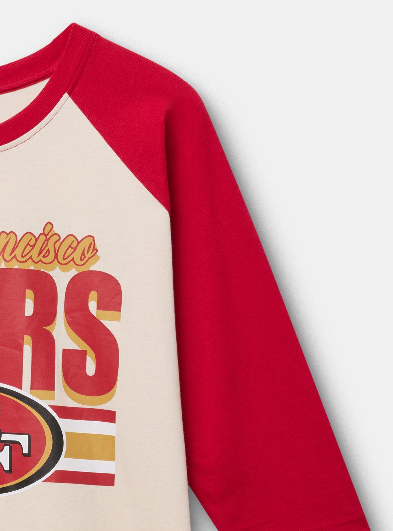 NFL San Francisco 49ers Long Sleeve Raglan, IVORY, alternate