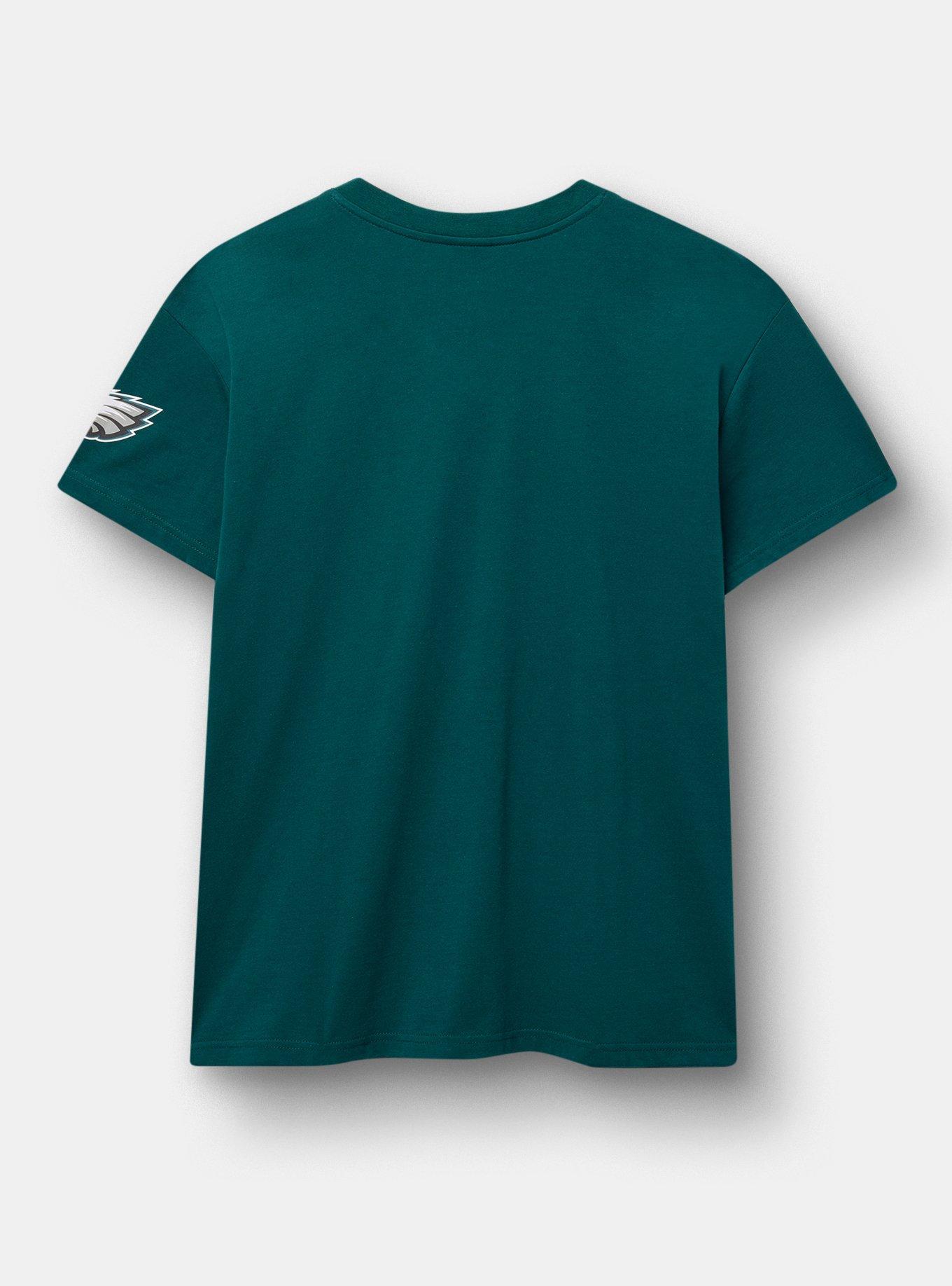 NFL Philadelphia Eagles Relaxed V-Neck Tee, GREEN, alternate