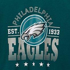 NFL Philadelphia Eagles Relaxed V-Neck Tee, GREEN, swatch