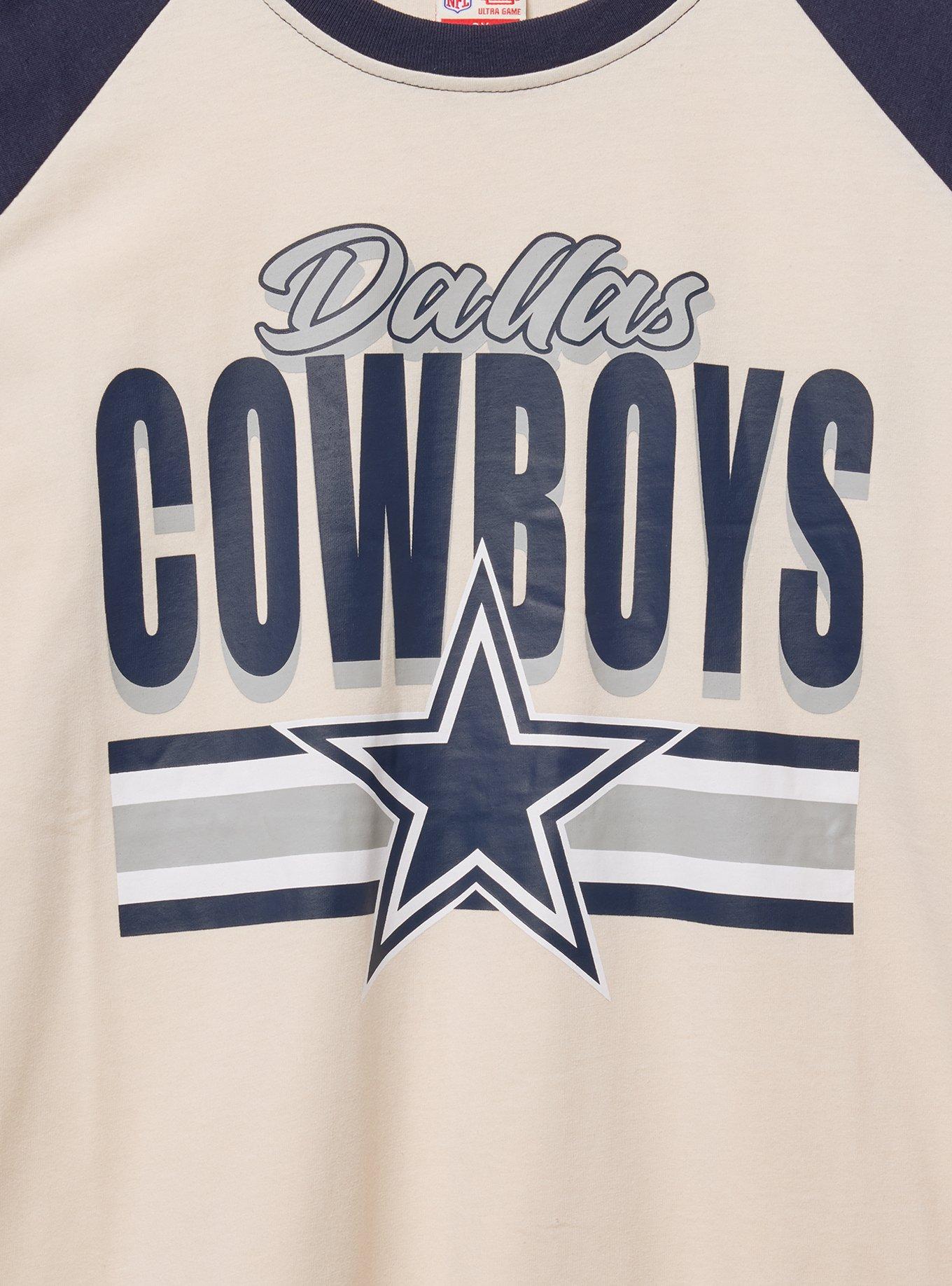 NFL Dallas Cowboys Long Sleeve Raglan, IVORY, alternate
