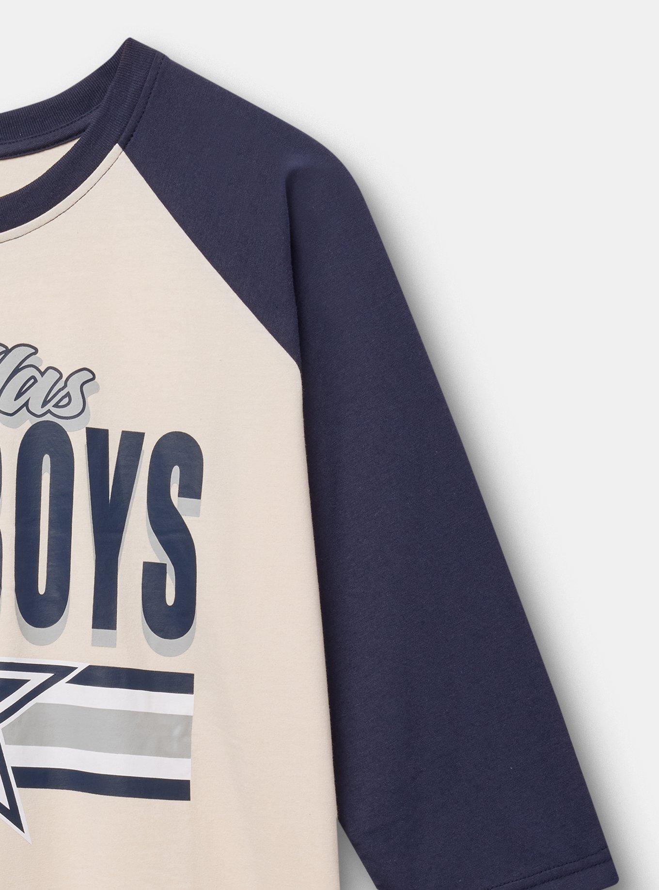 NFL Dallas Cowboys Long Sleeve Raglan, IVORY, alternate