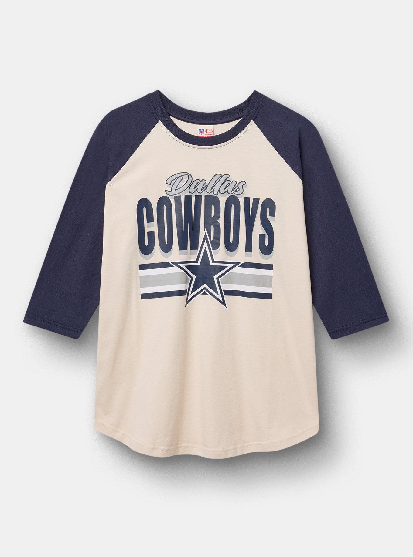 NFL Dallas Cowboys Long Sleeve Raglan, IVORY, hi-res