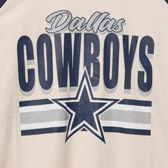 NFL Dallas Cowboys Long Sleeve Raglan, IVORY, swatch