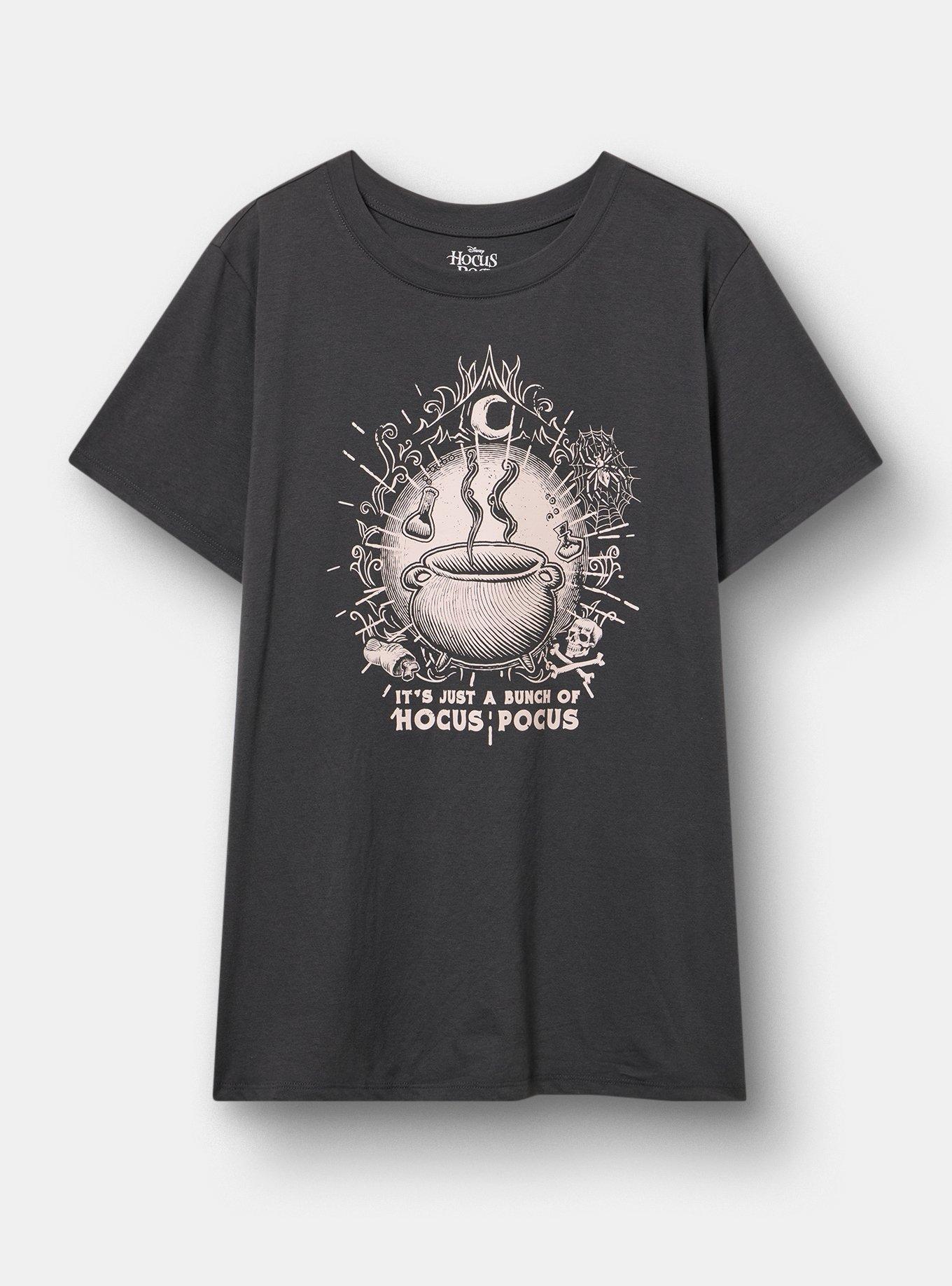 Hocus Pocus Classic Cotton Crew Tee, HOCUS POCUS CALDRON VINTAGE BLACK, hi-res