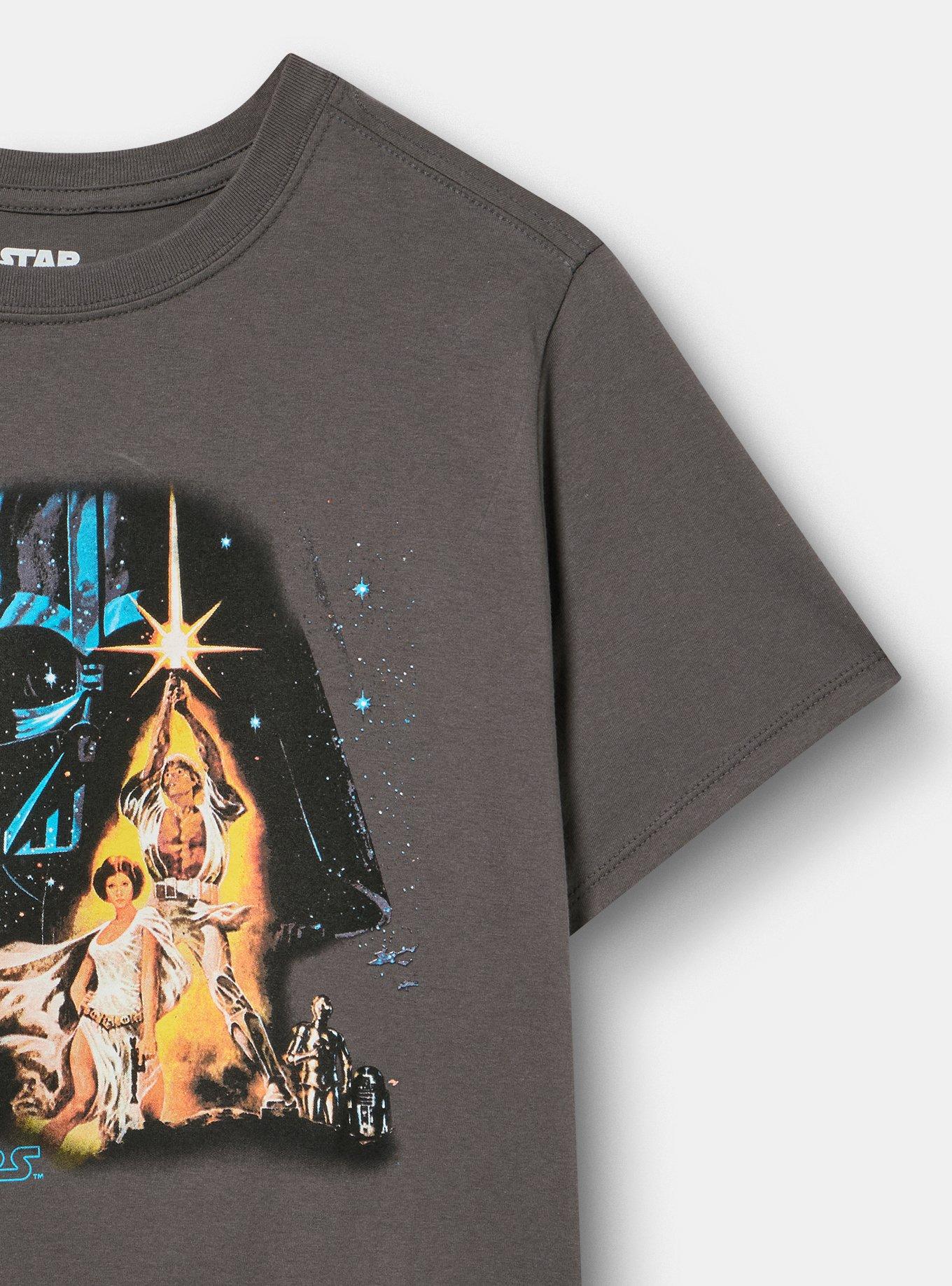 Plus Size Star Wars Classic Cotton Crew Tee, VINTAGE BLACK, alternate