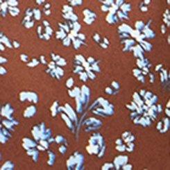 Fit & Flare Maxi Dress, POSIES FLORAL BROWN, swatch