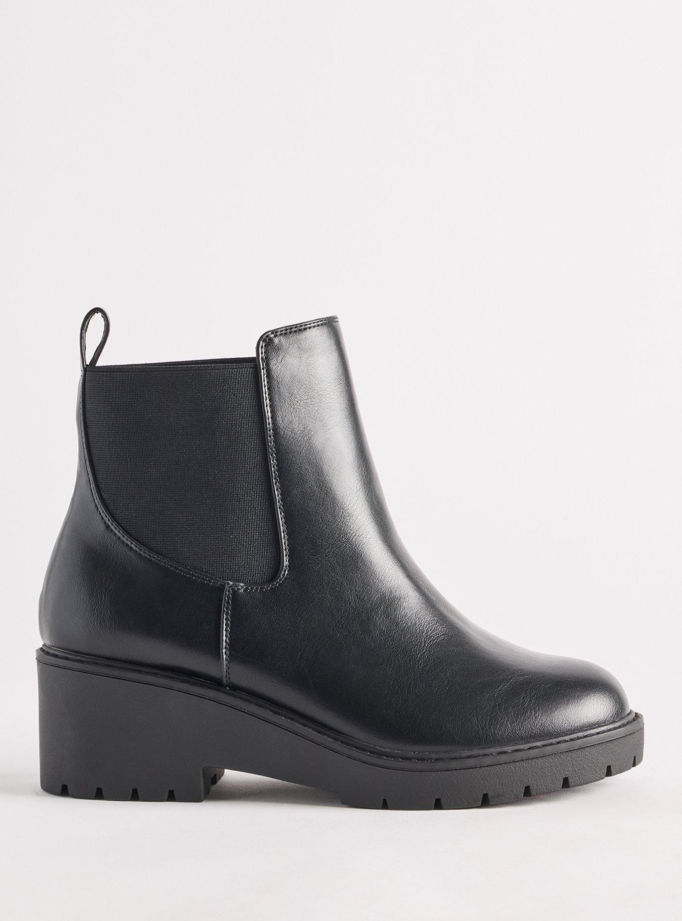 Wedge Bootie (WW), BLACK, alternate