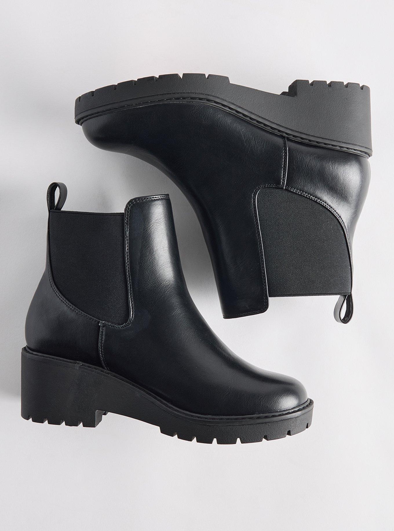 Wedge Bootie (WW), BLACK, hi-res
