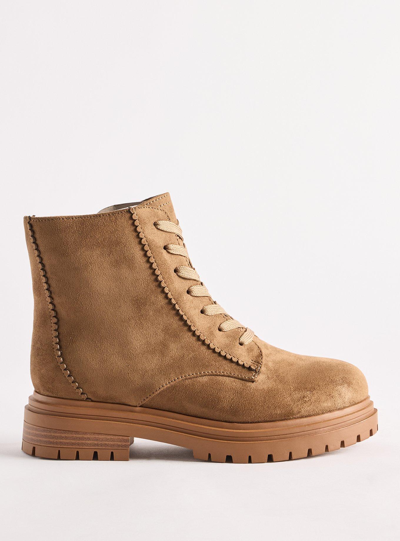 Laceup Hiker Bootie (WW), TAN, alternate