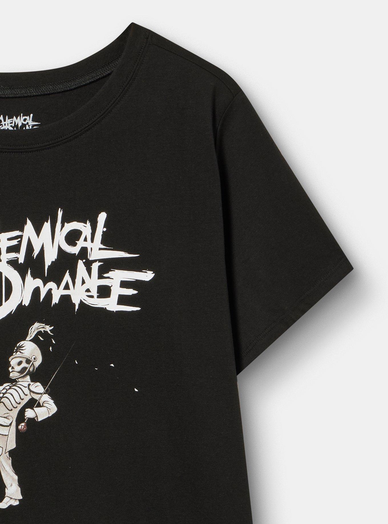 Plus Size My Chemical Romance Classic Cotton Crew Tee, DEEP BLACK, alternate